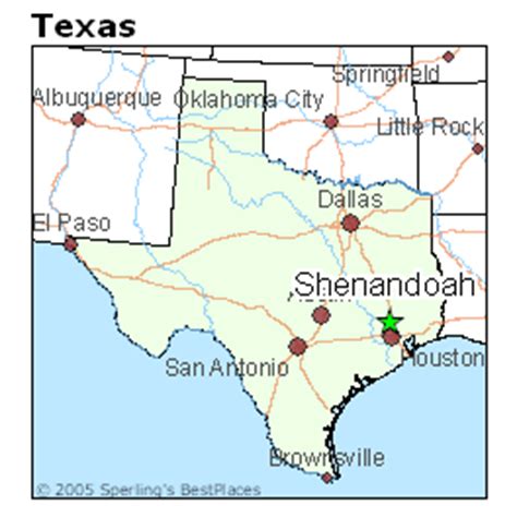 Shenandoah, Texas .